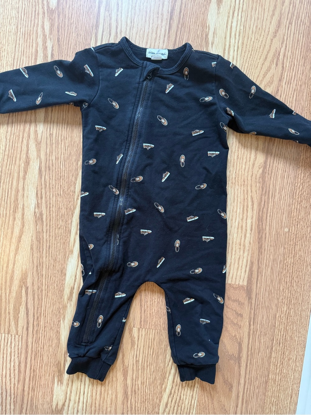 Romper with Sneaker Print